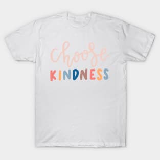 rainbow pastel “choose kindness” T-Shirt